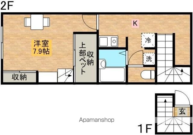 レオパレスジュアールの間取り写真