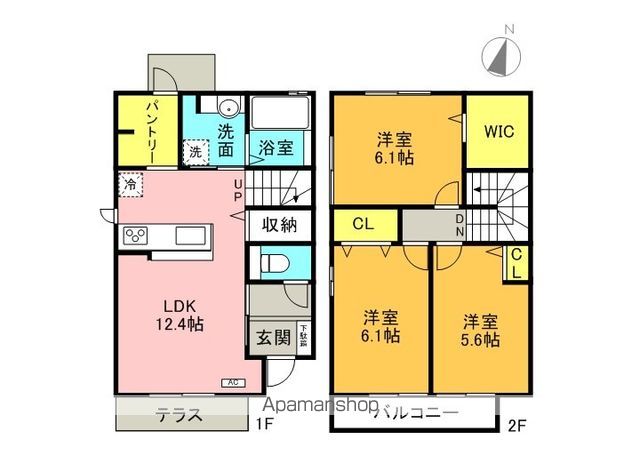 LE GRAND AMENITY HILL WESTの間取り写真