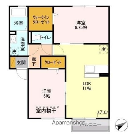 アンクレージュの間取り写真