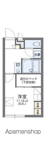 レオパレス北岡パークハウスの間取り写真