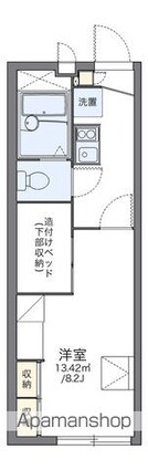レオパレス大谷地[1K/22.35m2]の間取図