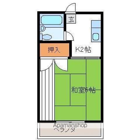 コーポ江川の間取り写真