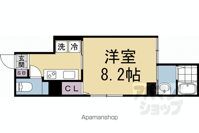 ATTRICE東堀川の間取り写真