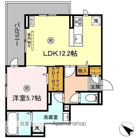 （仮称）板付ＨＹ　ＤーＲＯＯＭ工事の間取り