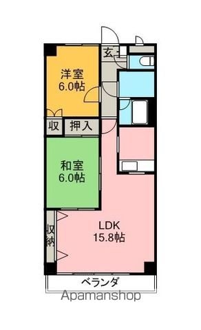 アルテス佐野の間取り写真
