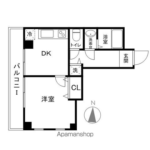 【杉並区和田のマンションの間取り】