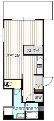 ＮｏｍａＺｅｎ　ＢＬＤ[1R/35m2]の間取図