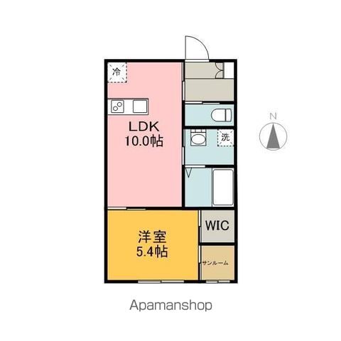 山陽本線 西高屋駅 徒歩13分 2階建 築3年の間取り写真