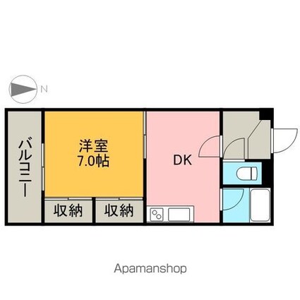 愛知県名古屋市中区栄４丁目[1DK/30m2]の間取図