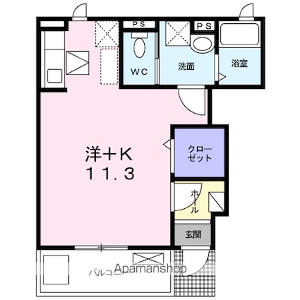 Ｓ・Ｋ・Ｙ南小泉[1R/30.9m2]の間取図