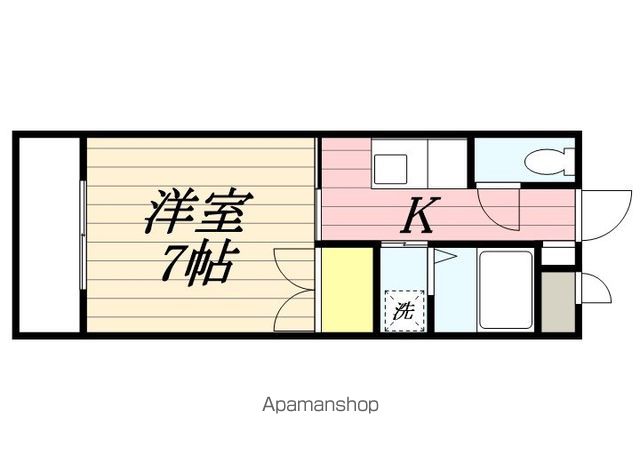 ＫＥＮ’Ｓマンション井尻 306 ｜ 福岡県福岡市南区井尻３丁目25-7（賃貸マンション1K・3階・24.96㎡） その2