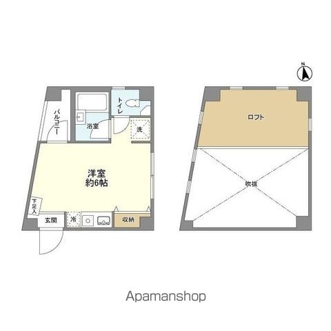 新宿区上落合のマンションの間取り