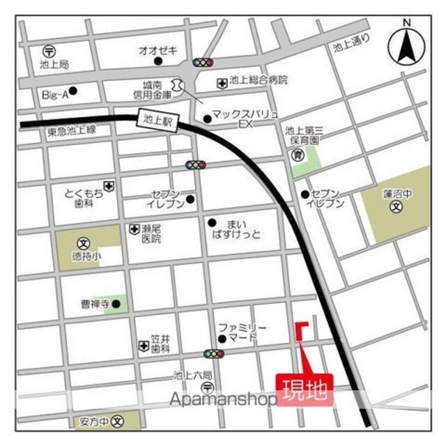 ＰＡＴＨ池上[2LDK/54.5m2]の配置図