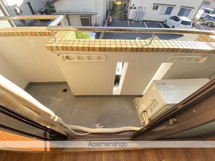 広島県広島市安佐南区大町東１丁目[1K/20.7m2]のバルコニー