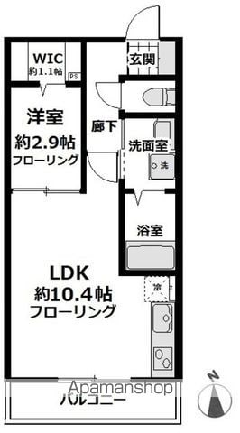 レフィーノの間取り写真