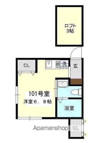 カリヨン港南の間取り写真
