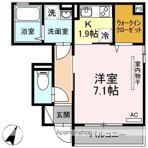 フェンテ前野Ⅱの間取り