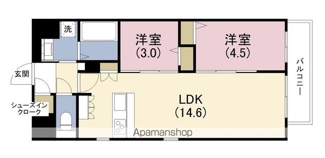 スプランディッド本町グランの間取り写真