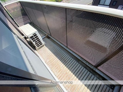 サテライトＳ１・２棟[2K/42.98m2]のバルコニー