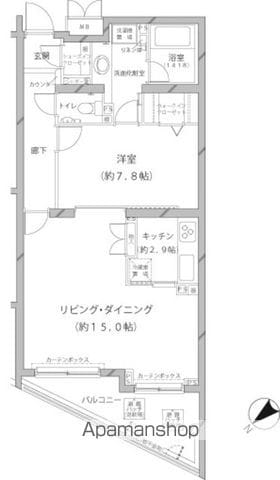 MFPRコート代官山の間取り写真