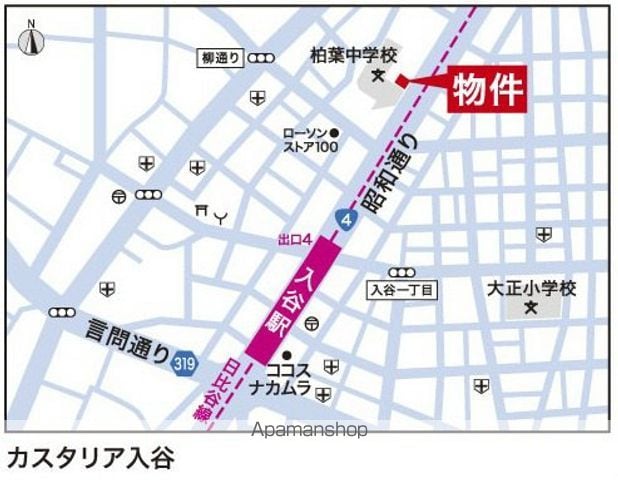 カスタリア入谷 902 ｜ 東京都台東区下谷３丁目1-28（賃貸マンション1LDK・9階・56.05㎡） その7