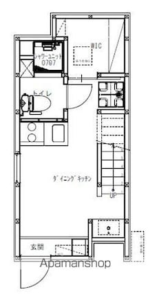 大島三丁目戸建[1DK/27.91m2]の間取図