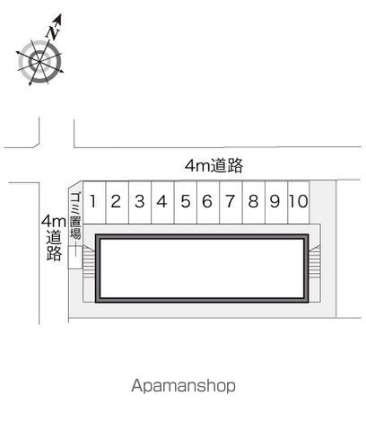 レオパレスワールド稔台 203 ｜ 千葉県松戸市稔台８丁目8-15（賃貸アパート1K・2階・20.28㎡） その21