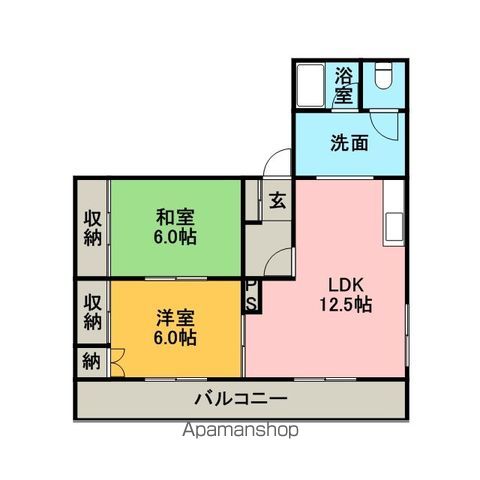 ハイツ真駒内の間取り写真