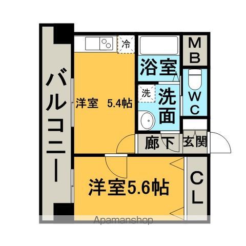 【サンネストピア箱崎駅前の間取り】