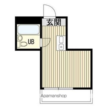 メゾン・ド・エルビエ[1R/13.29m2]の間取図