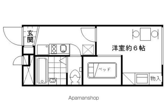 レオパレスクリエイティブAGEの間取り写真