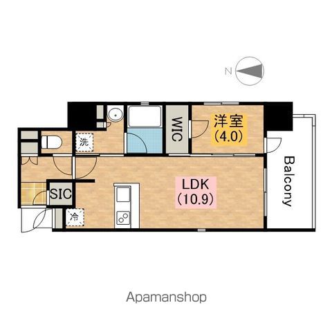 OPUS RESIDENCE SHINSAIBASHI SOUTの間取り写真