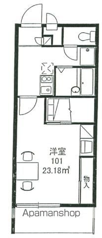 レオパレス古志大橋北サイドの間取り写真