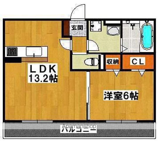 ムーク香ヶ丘の間取り写真