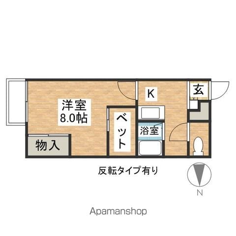 レオパレスロタシオン2の間取り写真