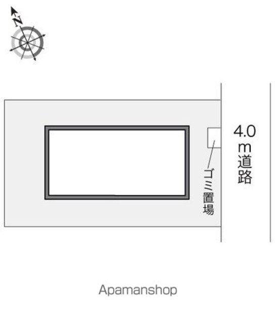 レオパレスリリオン[1K/25.67m2]の配置図