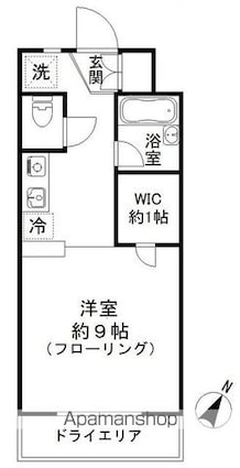 東京都三鷹市牟礼５丁目[1R/23.83m2]の間取図