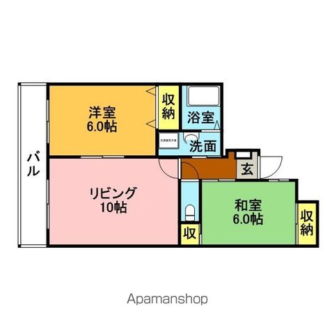 メープル南福岡の間取り写真