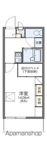 レオパレスCARTIER勅使Kの間取り写真