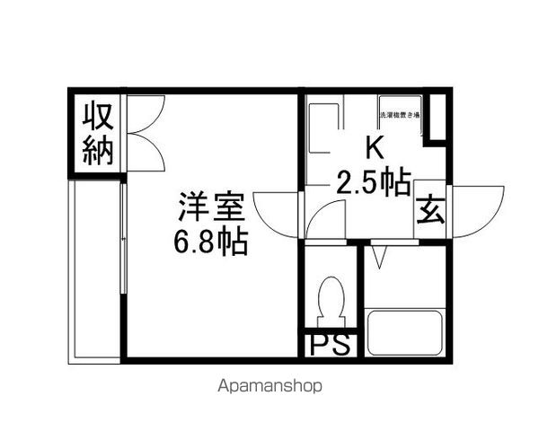 後楽苑マンションの間取り写真