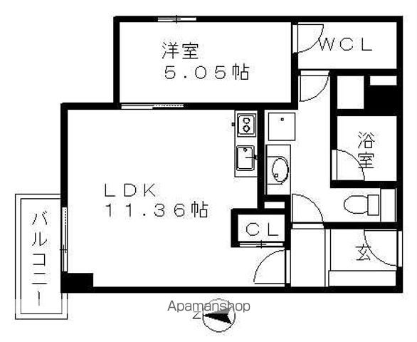 ミュプレ矢場町の間取り写真
