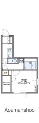 レオパレスプリマベーラ荻窪２[1K/24.6m2]の間取図