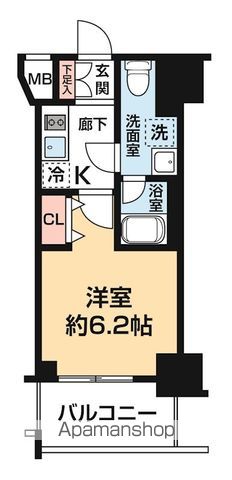 ガレリアレジデンス石川町の間取り