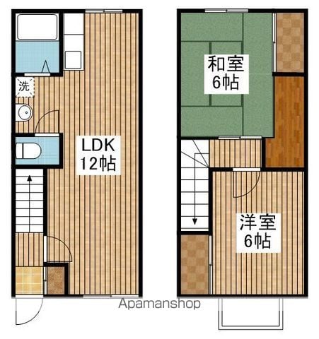 外山レイクサイドハウスH棟の間取り写真