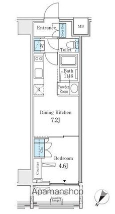 ＮＬ新中野レジデンス[1DK/29.4m2]の間取図