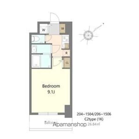 S-RESIDENCE堺blazeの間取り写真