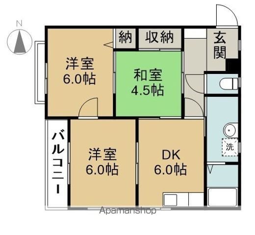 ハミング22の間取り写真