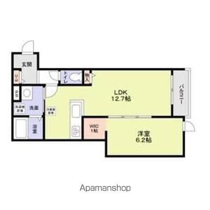 （仮称）中野区野方４丁目計画[1LDK/44.36m2]の間取図