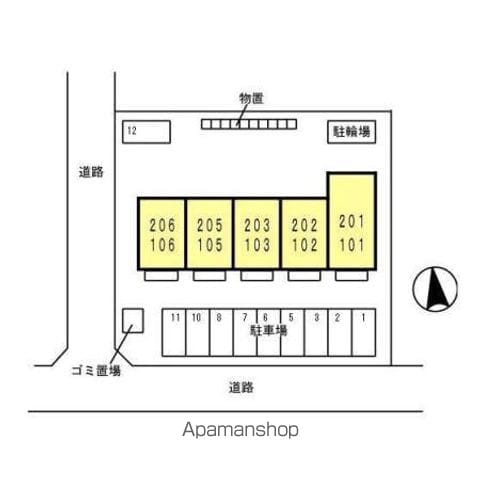 マノワール・Ｋ 206 ｜ 岐阜県岐阜市領下７丁目44（賃貸アパート1LDK・2階・33.61㎡） その19