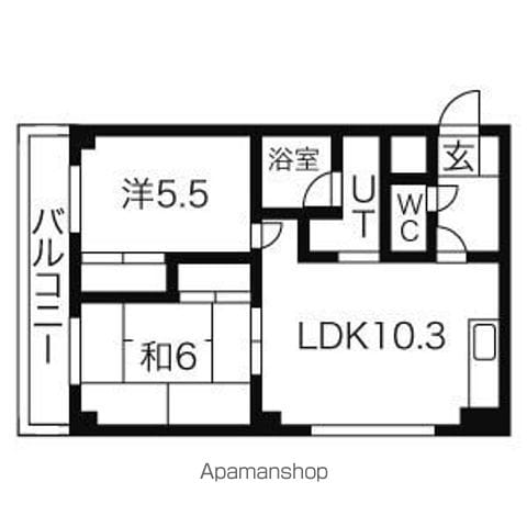 シャルムあをき平岸の間取り写真